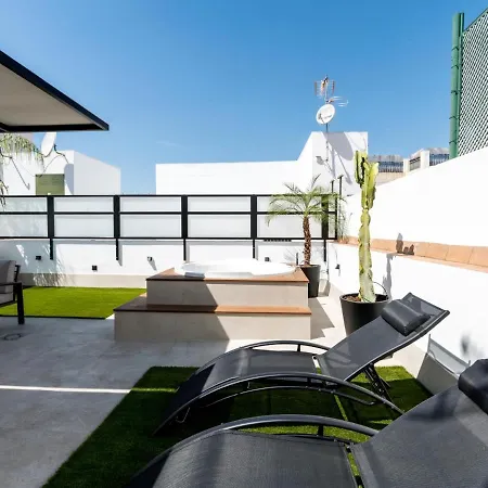 Pj Terraza Privada Banera Exterior Junto Catedral Apartment Seville Exterior photo