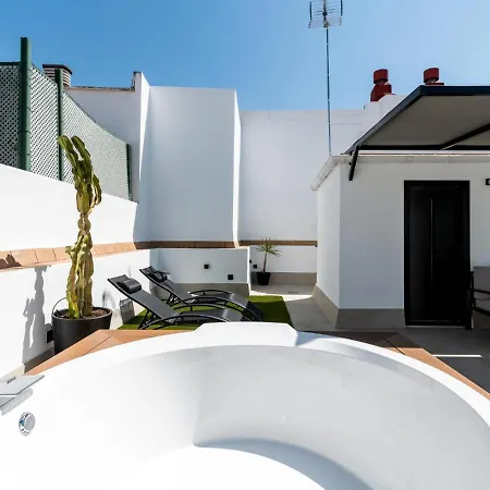 Pj Terraza Privada Banera Exterior Junto Catedral Apartment Seville Exterior photo